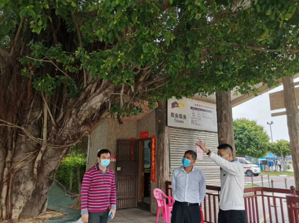 我局田得宏副局長帶隊檢查A級旅游景區(qū)疫情防控工作_1