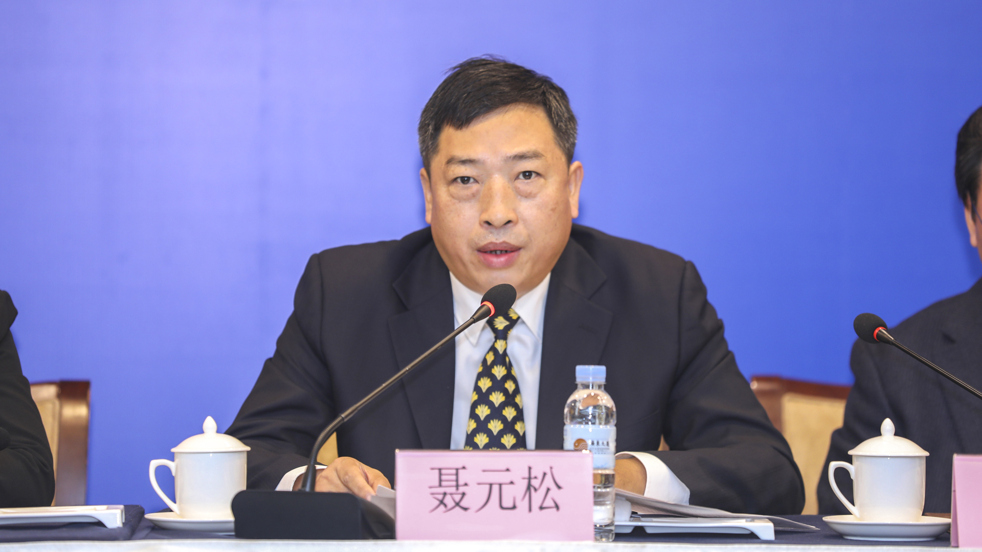 廣東省民政廳副廳長(zhǎng)聶元松（攝影：曹雅琴）