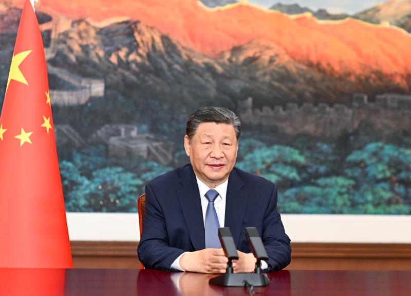 6月6日，中國－吉爾吉斯斯坦－烏茲別克斯坦鐵路項(xiàng)目三國政府間協(xié)定簽字儀式在北京舉行，國家主席習(xí)近平視頻祝賀協(xié)定簽署。