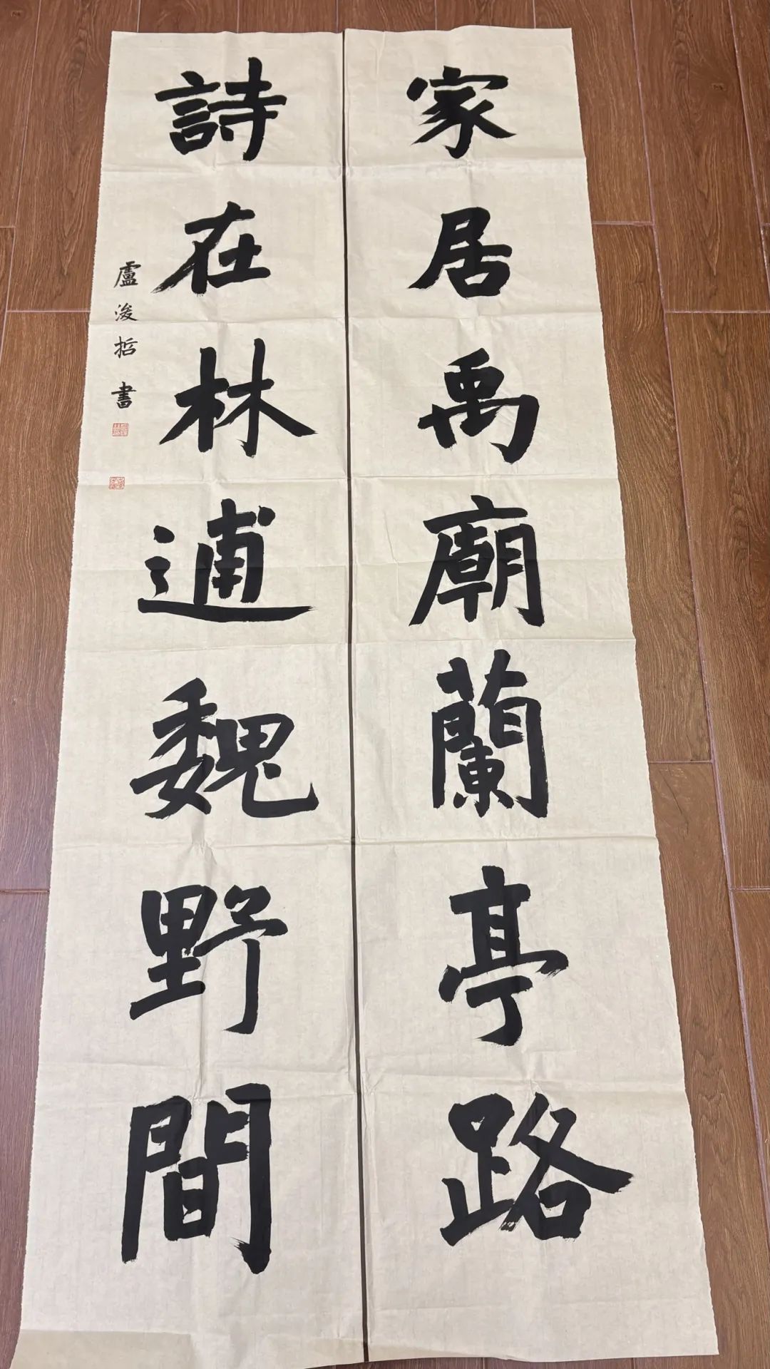 9.盧浚哲《陸游書喜詩(shī)聯(lián)句》.jpg
