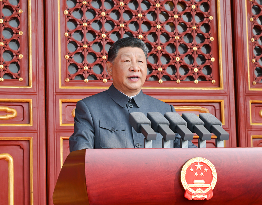 紀念中國人民抗日戰(zhàn)爭暨世界反法西斯戰(zhàn)爭勝利80周年大會在京隆重舉行 習近平發(fā)表重要講話并檢閱受閱部隊